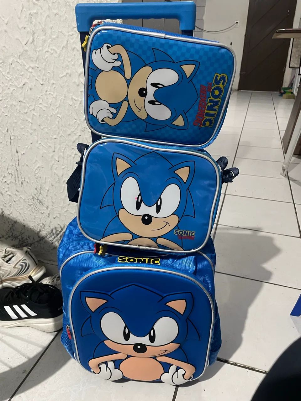 Kit mochila estojo e lancheira  - Foto 3