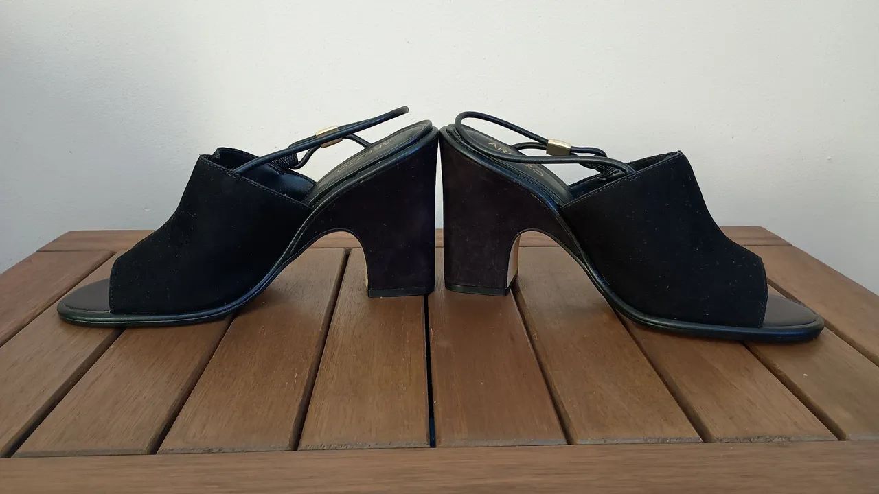 Sapato preto camurçado Arezzo  - Foto 3