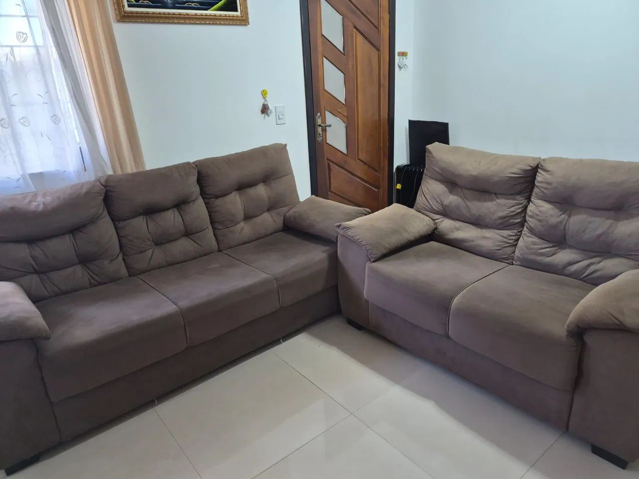 Vendo sofa 3 e 2 lugares - Foto 2