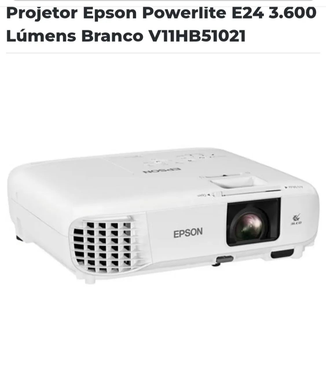 PROJETOR DATA SHOW EPSON