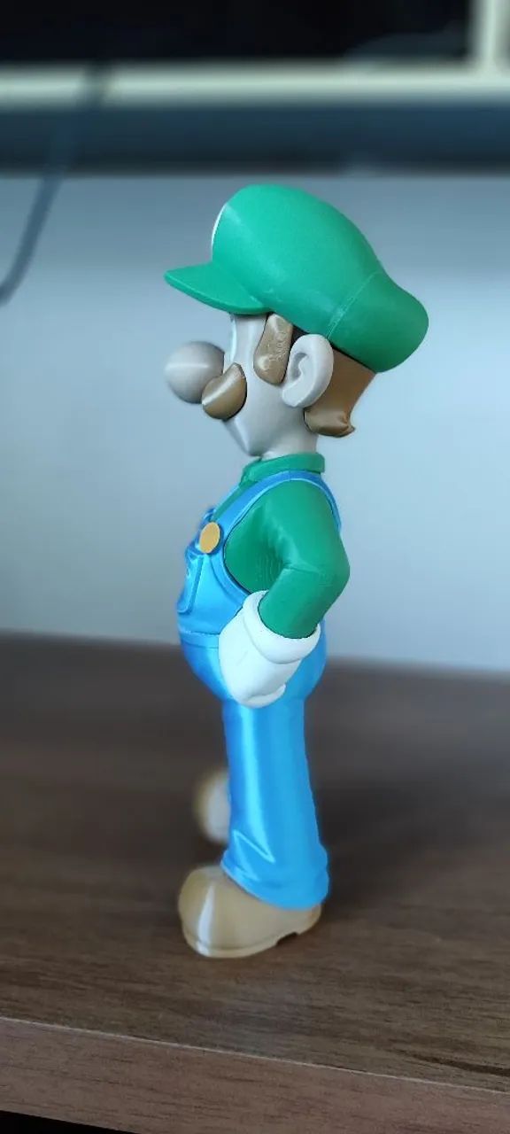Boneco Luigi  - Mario Bross 23cm - Foto 4
