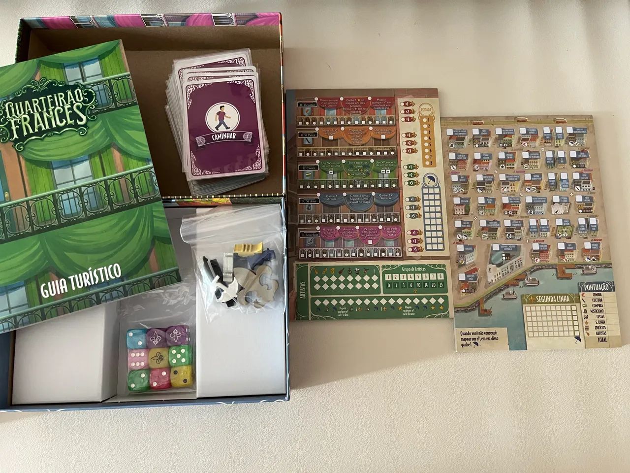 Quarteirão Francês (sleevado) - jogo de tabuleiro - Foto 4