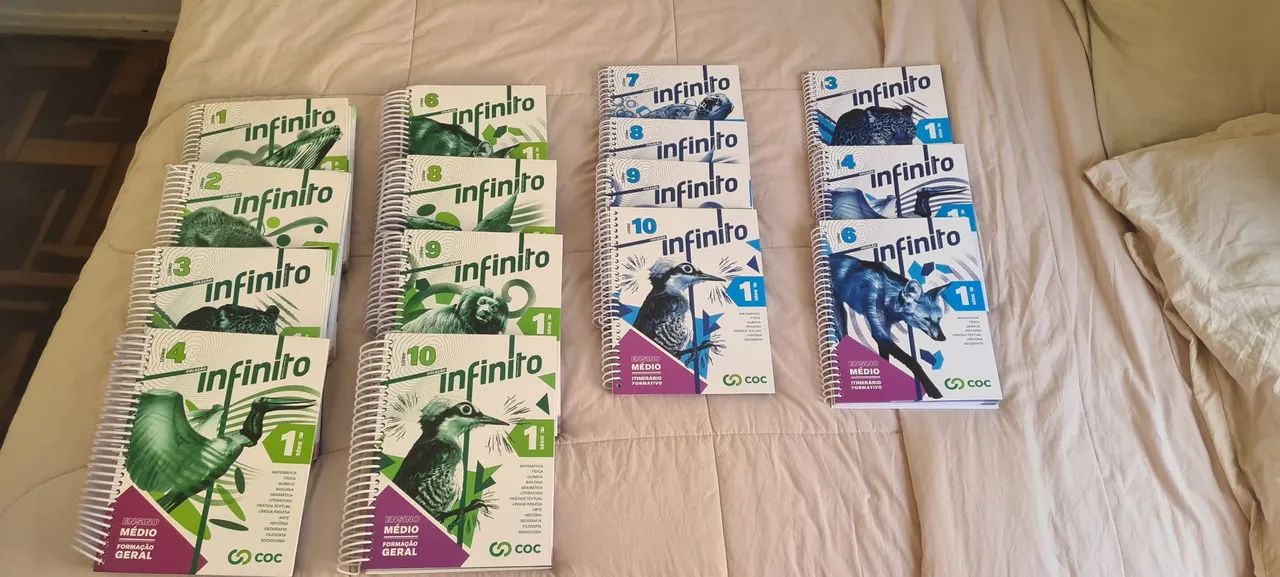 Coleção livros infinito para ensino médio 