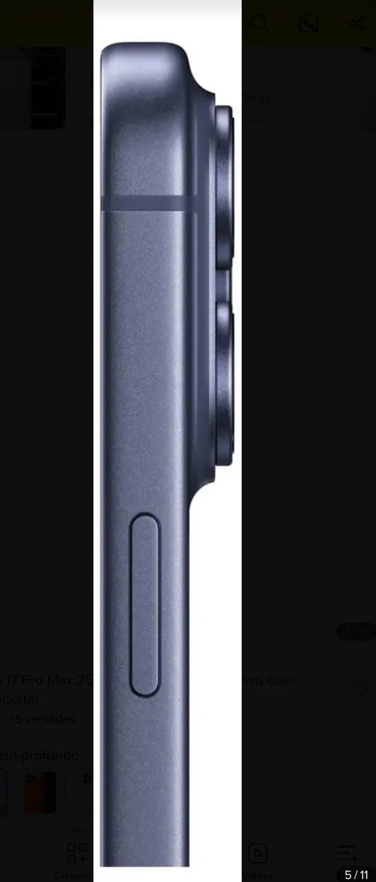 iPhone 17 pro Max caixa aberta 