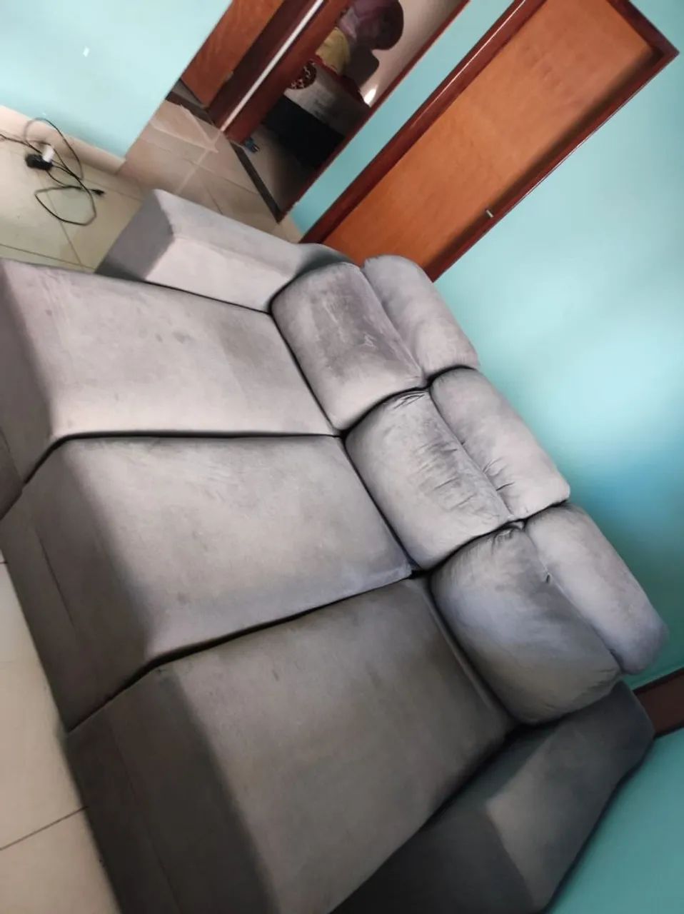 Vendo sofá cama muito bom confortável  - Foto 3