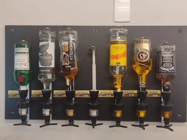 Painel para Drinks com 7 dosadores 