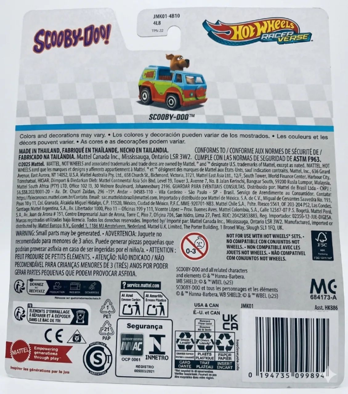 Scooby-Doo! Hot Wheels Racer Verse + BRINDE - Foto 4