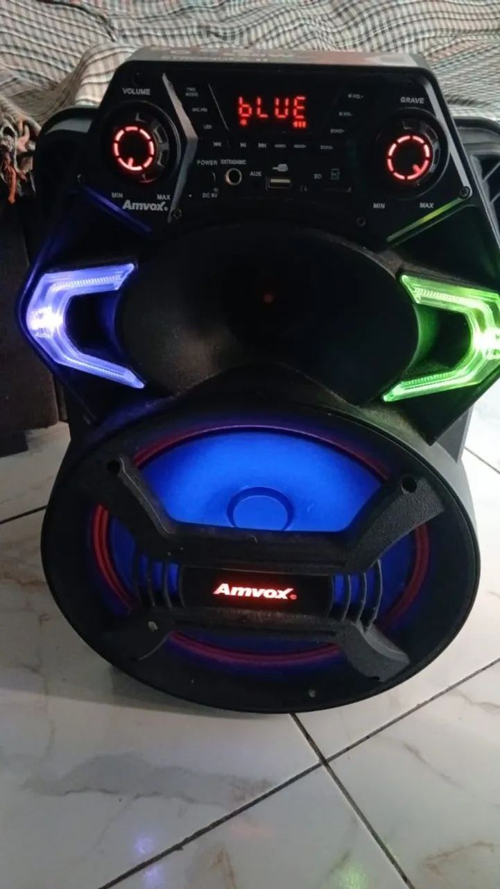 Caixa de som Bluetooth Amvox 