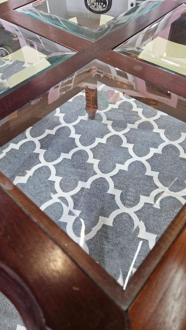 Mesa com vidro bisotê - Foto 3