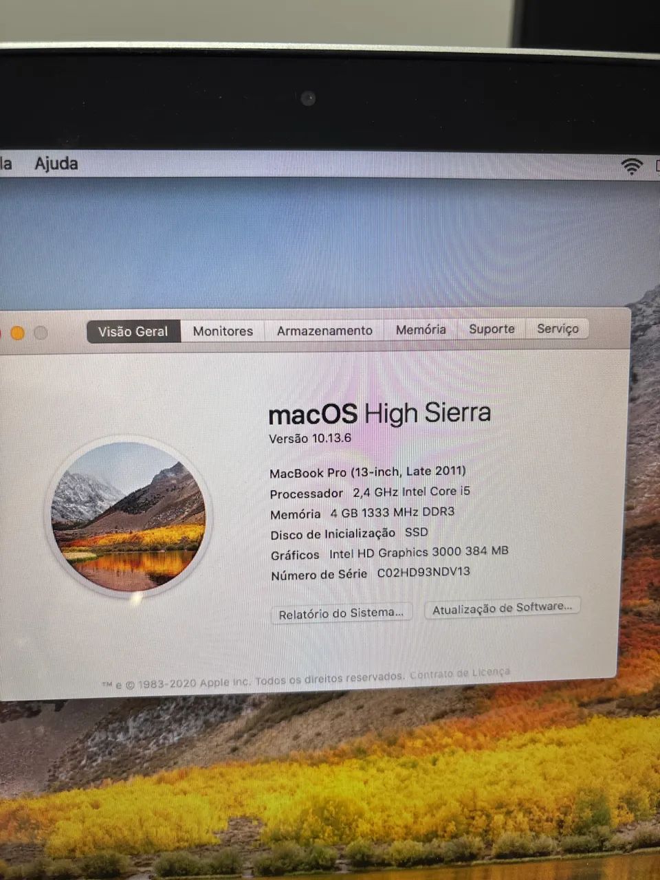 MacBook Pro 13" Apple - SSD + HD - Funcionando Perfeitamente (2011) - Foto 2