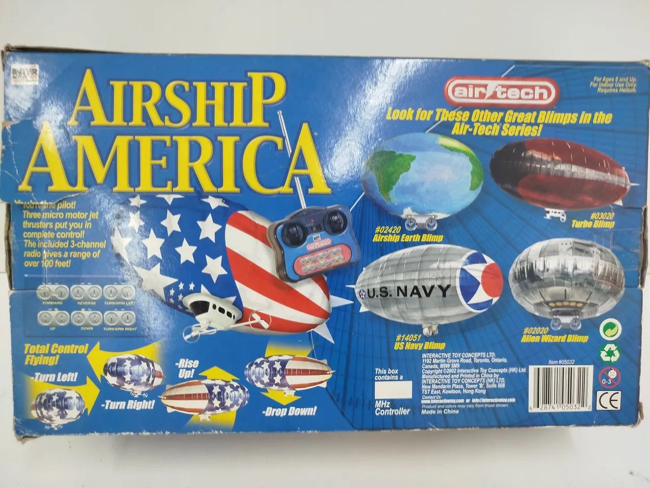 Antigo brinquedo simulador dirigível americano  - Foto 5