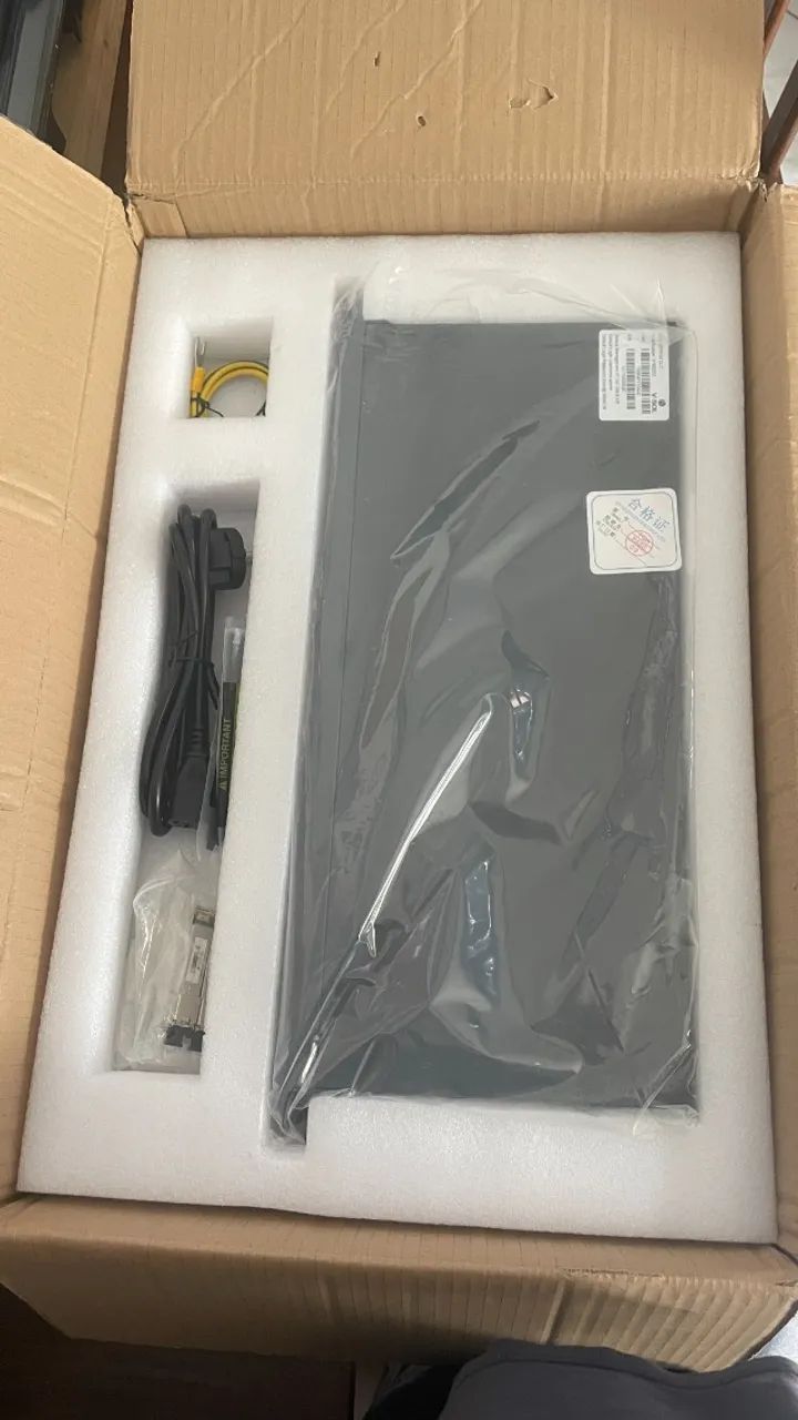 SWITCH OLT GEPON V.SOL V1600D2 c/ 2 GBICS NOVA NA CAIXA - Foto 4