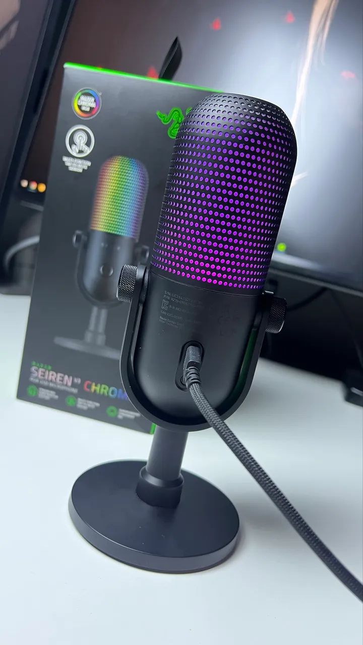 Microfone Razer Seiren V3 Chroma - Foto 5