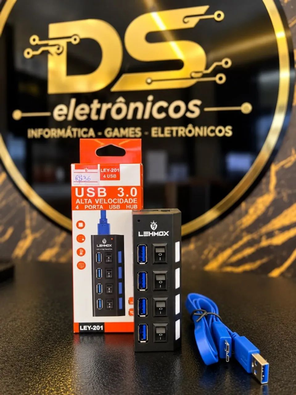 Extensor USB 4 portas