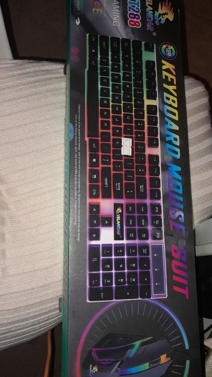 TECLADO MECÂNICO COM MOUSE