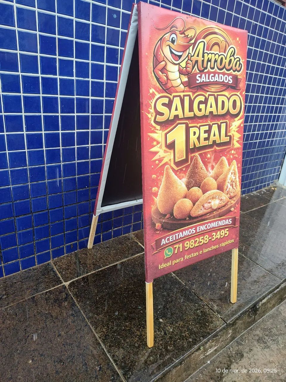 Cavalete de propaganda em madeira  - Foto 2