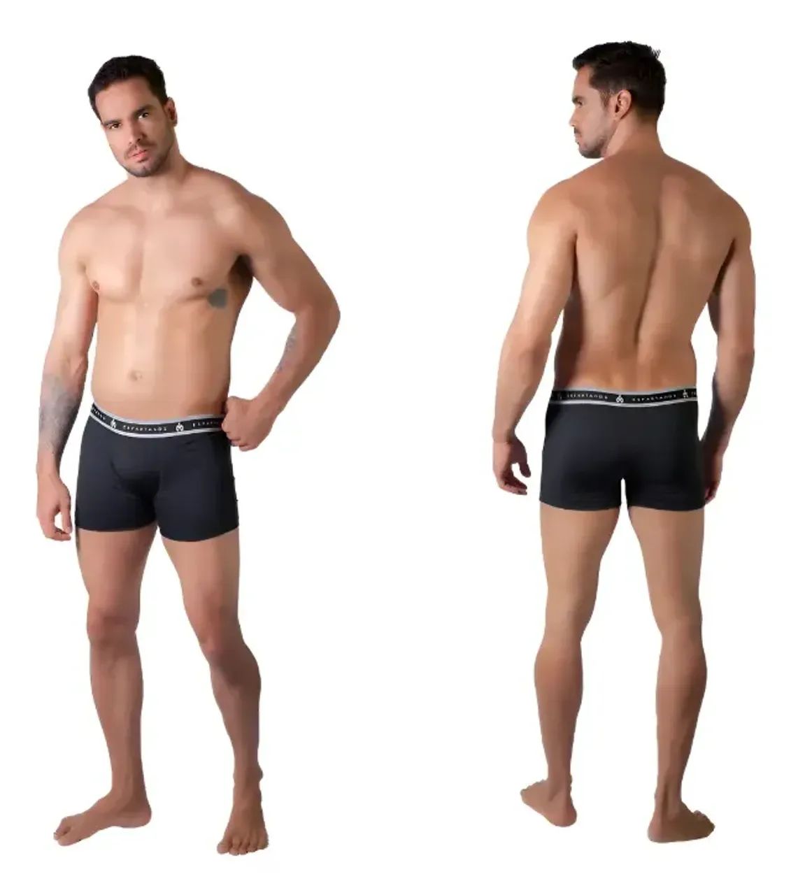 Kit Com 10 Cuecas Boxer Masculina Microfibra Original - Foto 2