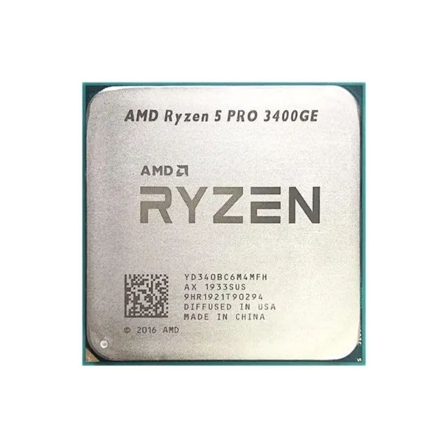 Processador Ryzen 5 PRO 3400ge com video integrado Vega 11 e baixo consumo de energia.