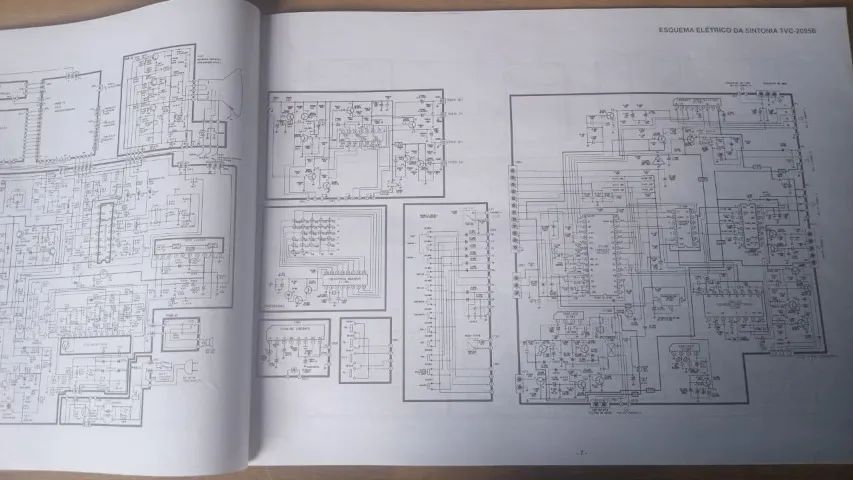 Livro Diagrama Esquemáticos TVC - SHARP - CÓD. 436 - Foto 4