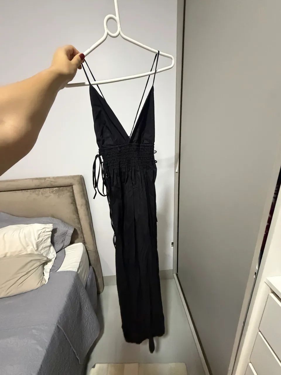 Vestido preto longo 
