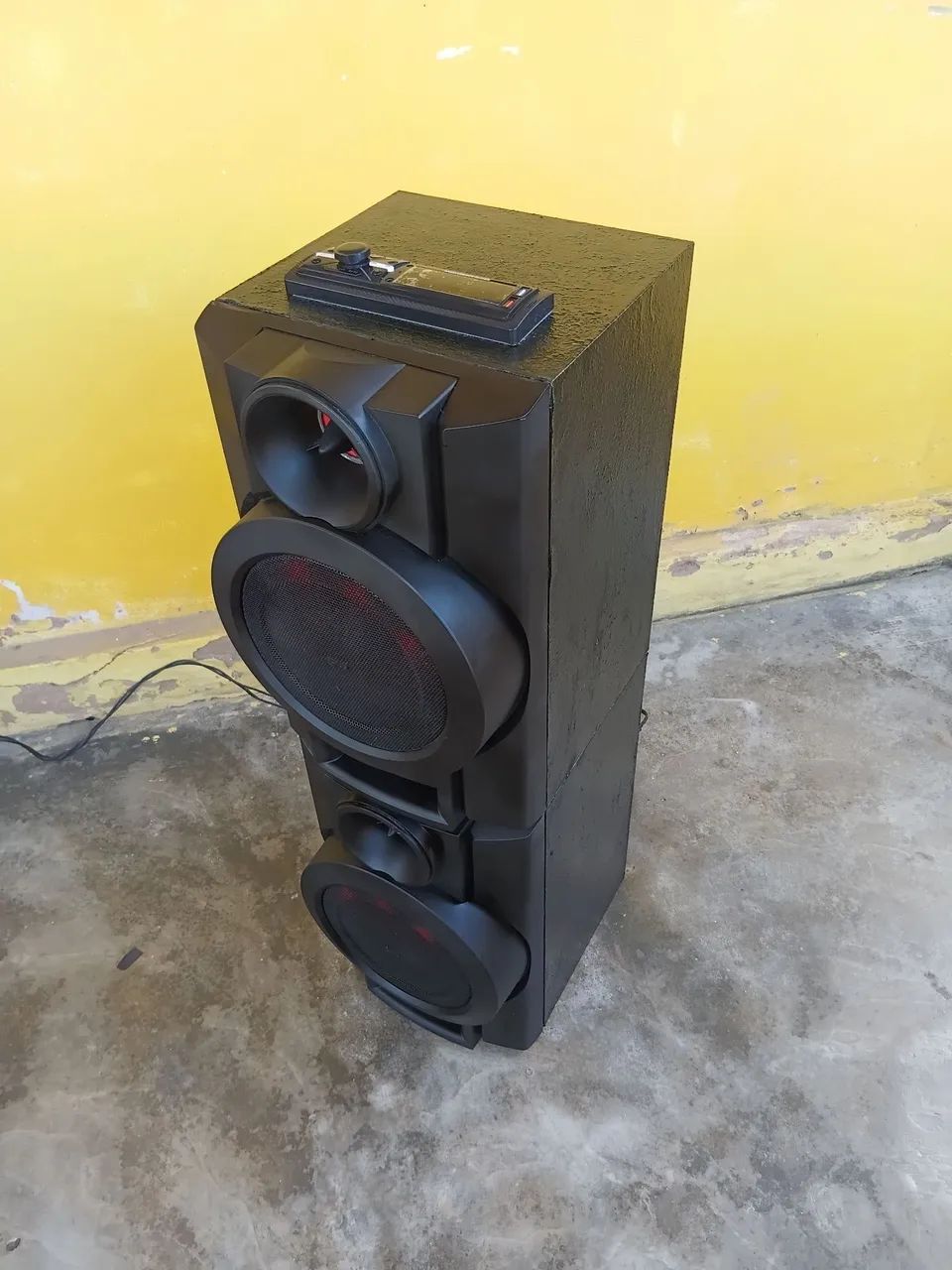 Caixa de som com modulo 400w   aparelho de som com pen-drive e Bluetooth  - Foto 4