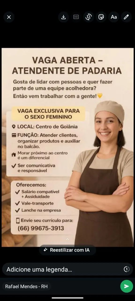 Vaga de trabalho  - Foto 2