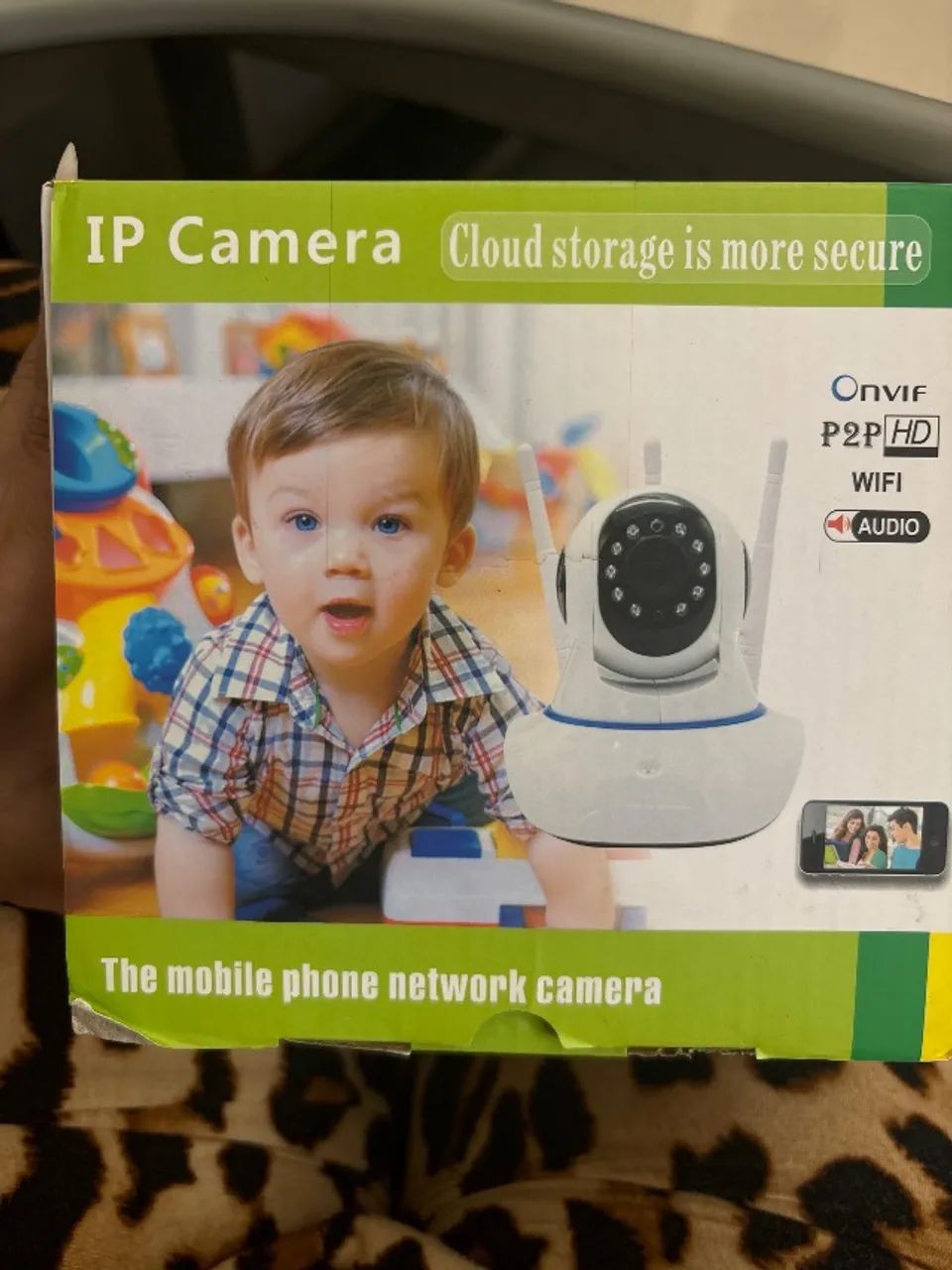 Câmera de segurança/babá eletrônica