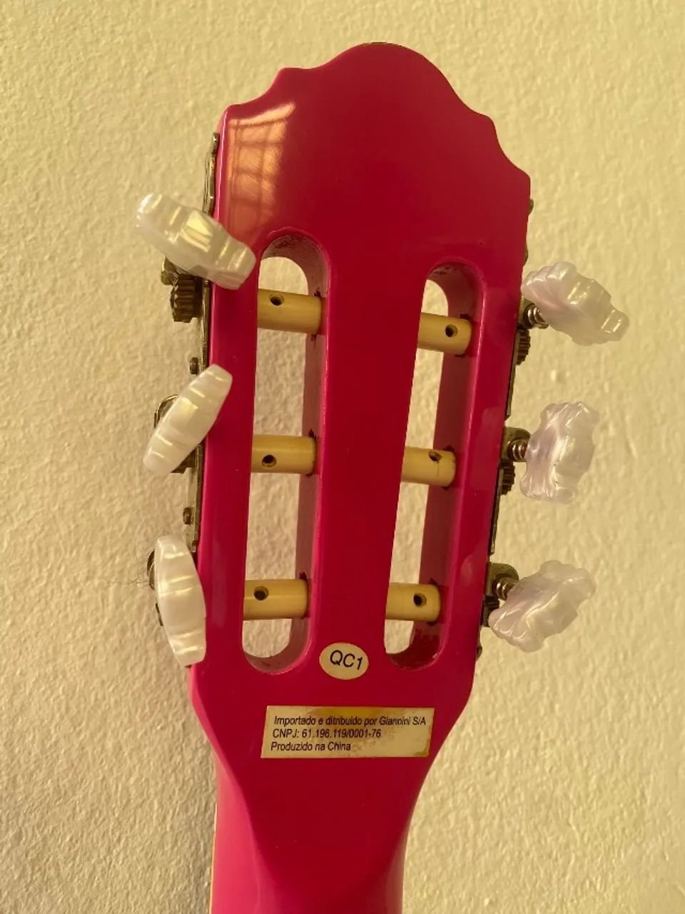 Violão Giannini Rosa Acústico (Com Capa Bag) - Ótimo Estado - Foto 5