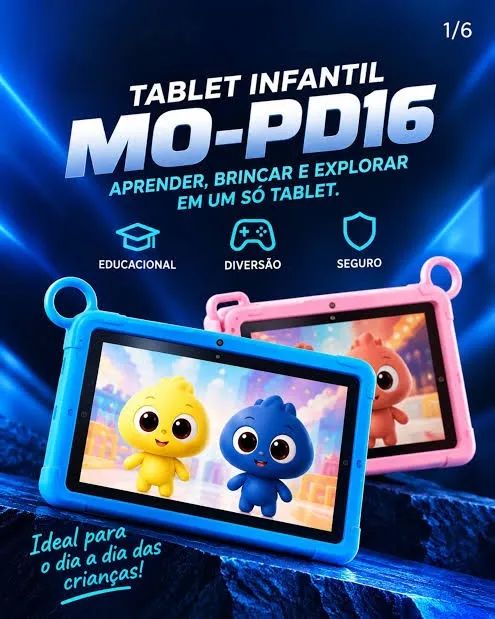 Tablet infantil átomo 128GB - Foto 3