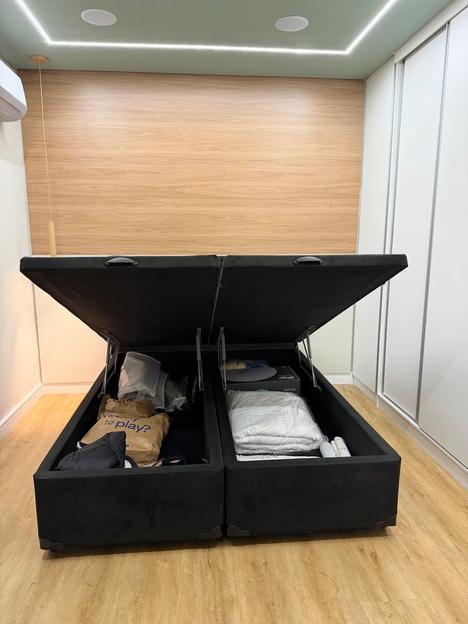 Cama box queen com cabeceira  - Foto 3