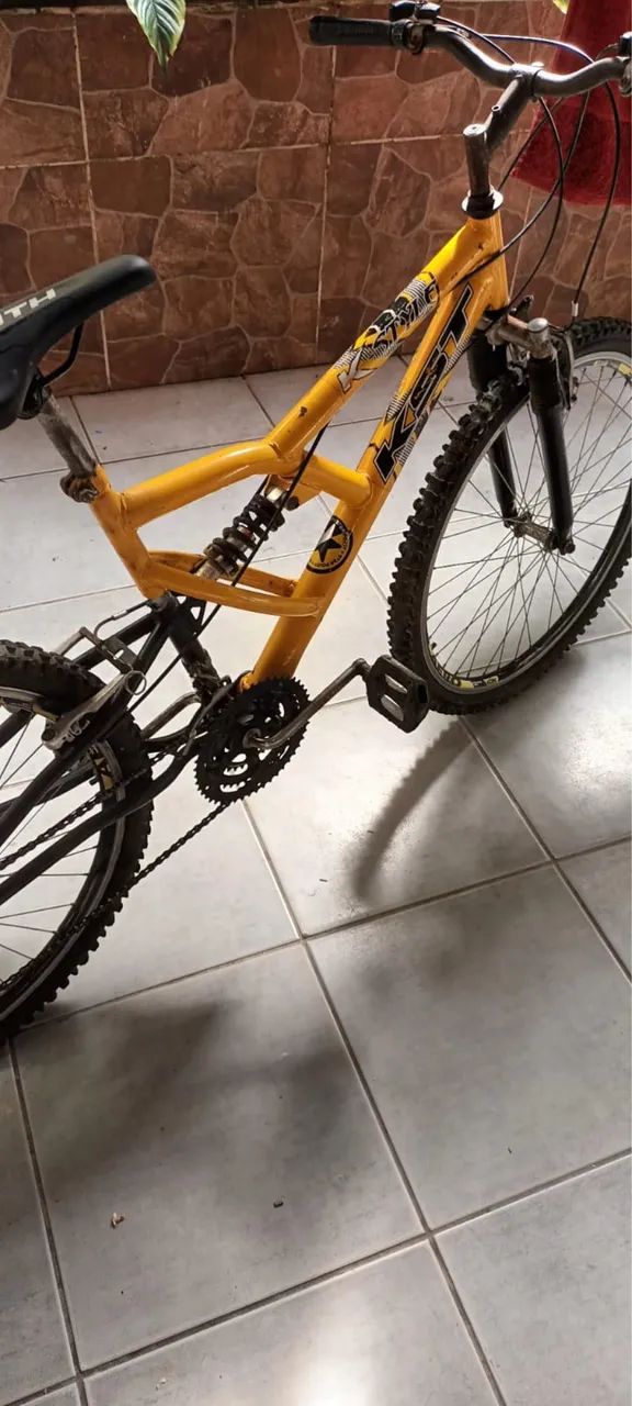 Bike Aro 26 Amarela - Foto 2