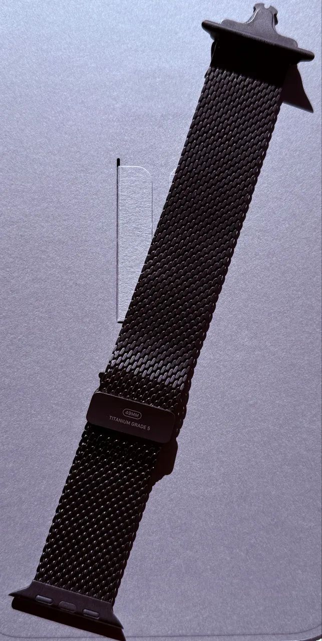 Pulseira Apple Watch Milanese Loop Titanium Preta - Foto 2