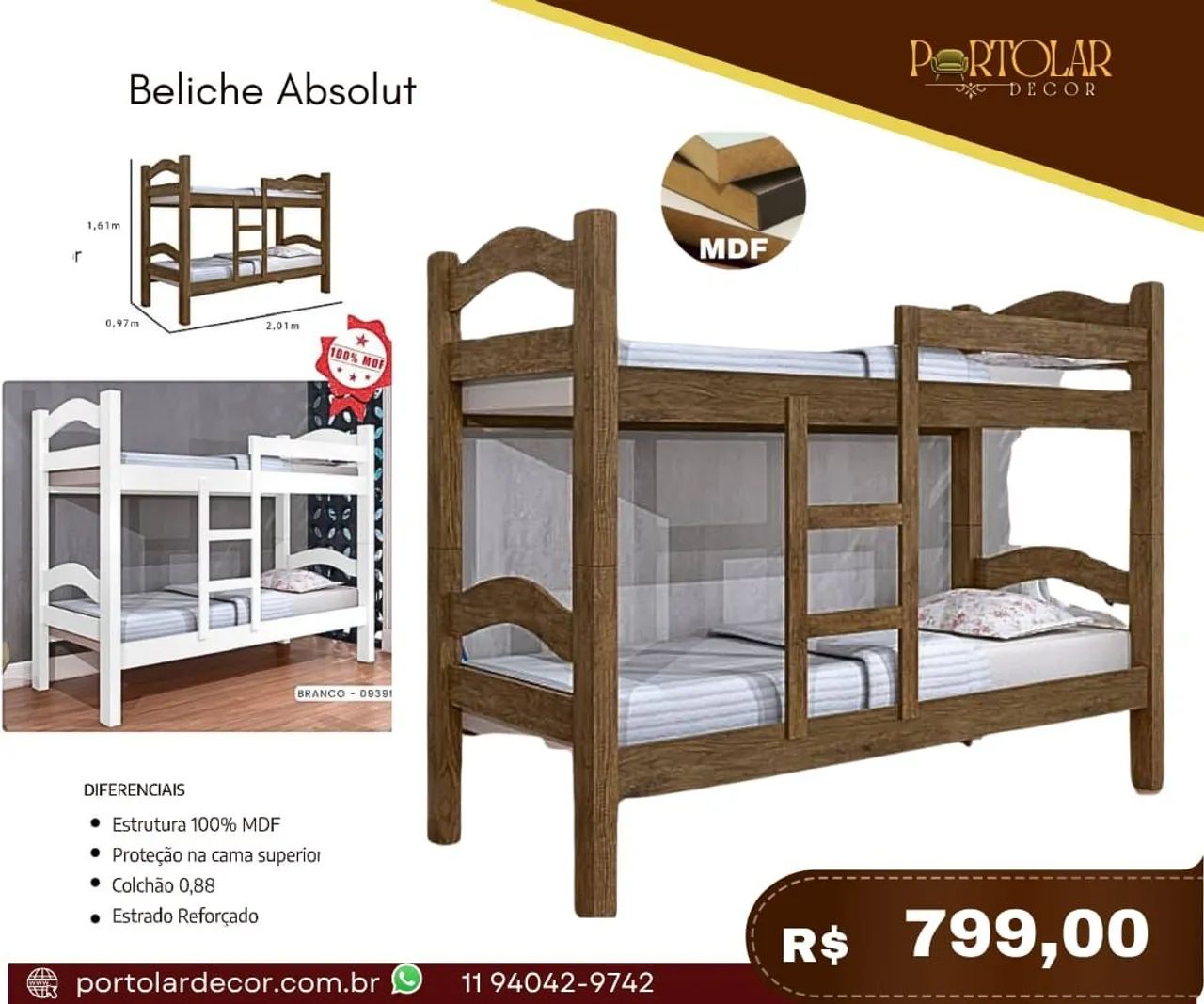 Beliche Absolut - à pronta entrega 