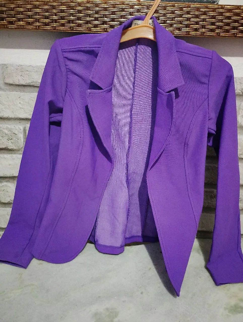 Blazer Roxo Tricomix - Foto 2