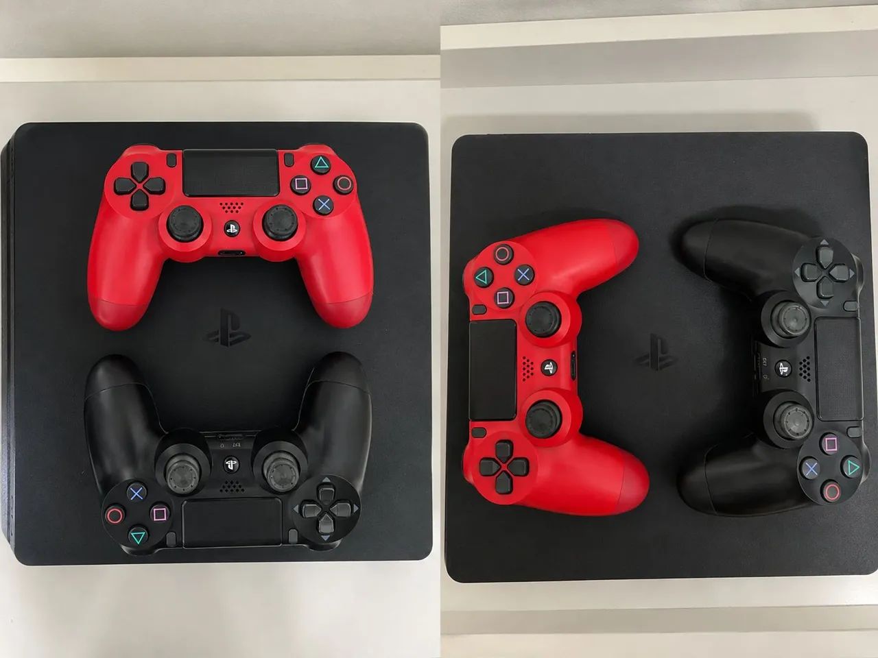 Ps4 Slim com 2 controles