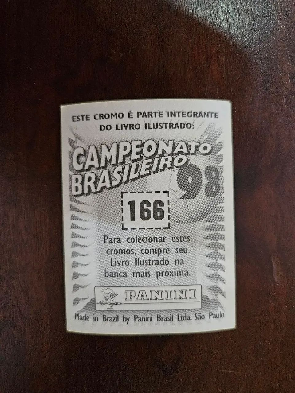 Figurinha Mascote do Santos CB 1998 - Foto 2