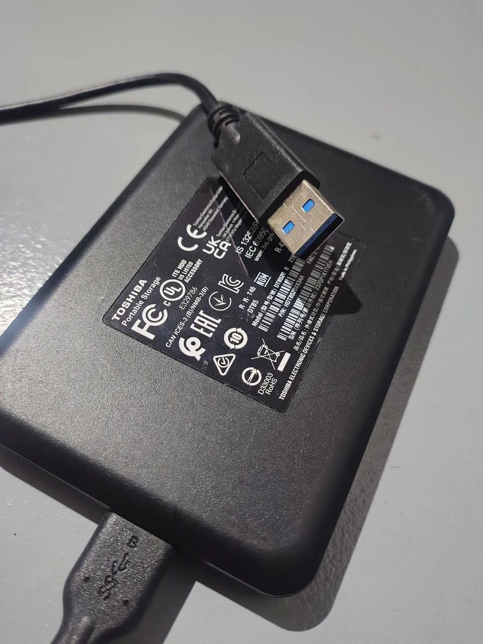 HD Externo Portátil Toshiba (ACEITO TROCAS) - Armazenamento - Ilha