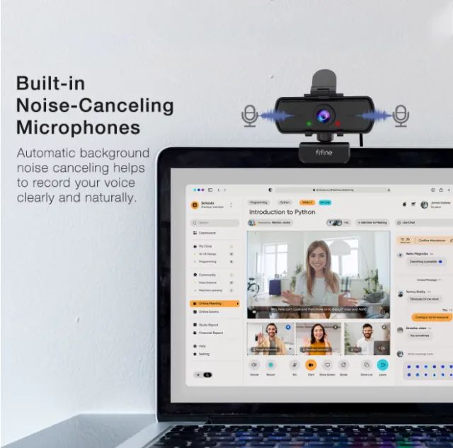 Webcam Fifine K420 2k USB com Microfone - Foto 5