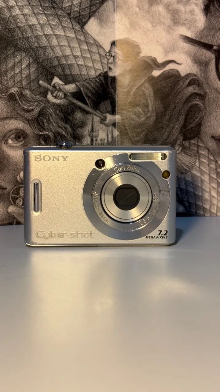 SONY CYBER-SHOT DSC-W35 7.2MP LENTE CARL ZEISS - Câmeras e
