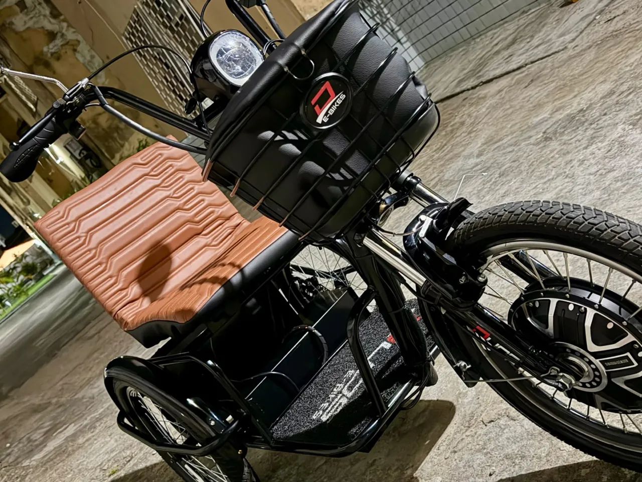 Triciclo Elétrico Duos Fox 800W - Novo Zero - Foto 2
