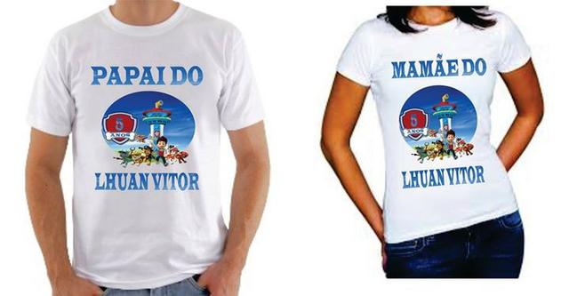 Camisetas personalizadas com temas, fotos, logos e frases - Foto 3