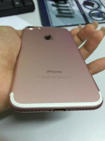 Celular Iphone 7 rose 32gb seminovo - Foto 2