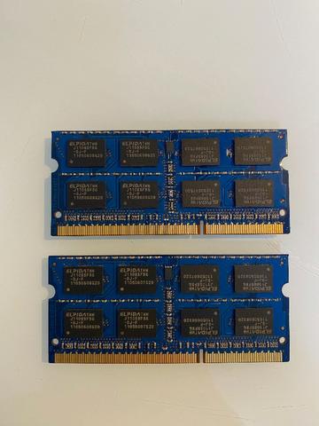 2x Pentes de Memória Original Apple Elpida 2GB - Foto 2