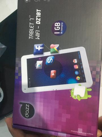 Tablet novo só retirado da caixa