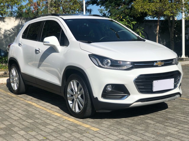 GM CHEVROLET TRACKER PREMIER 1.4 TB 2017/2018 C/ 35 MIL KM RODADOS COURO E TETO SOLAR