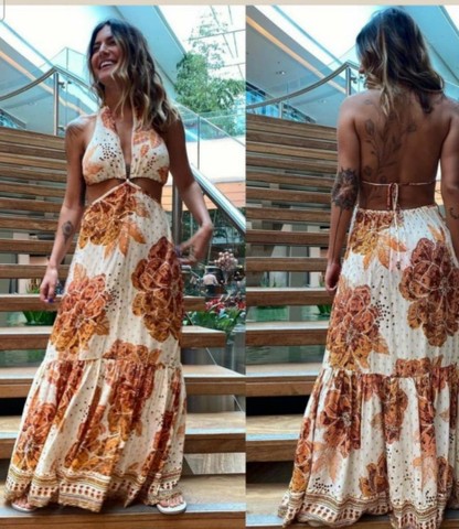 Vestido longo Farm - Foto 3