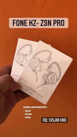 Fone profissional retorno KZ melhor preço
