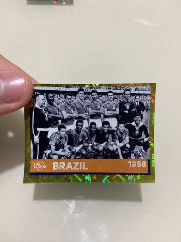Figurinha Brasil Legends 1958 - 2022