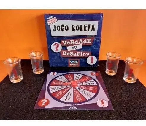 JOGO DE ROLETA CASSINO DE SHOTS LUDI - Pinguim Presentes