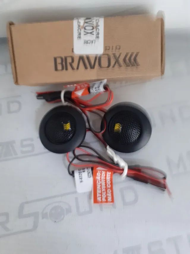 Par de mini Tweeter.  Bravox. Neo point. Novo. Instalado.  - Foto 4